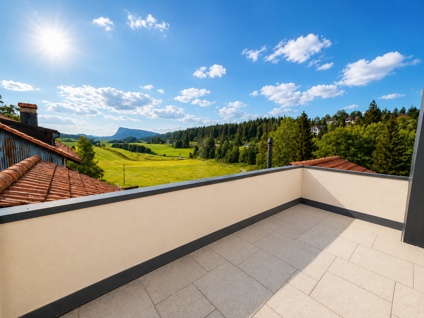 Duplex rénové avec terrasse et mezzanine au cœur du village