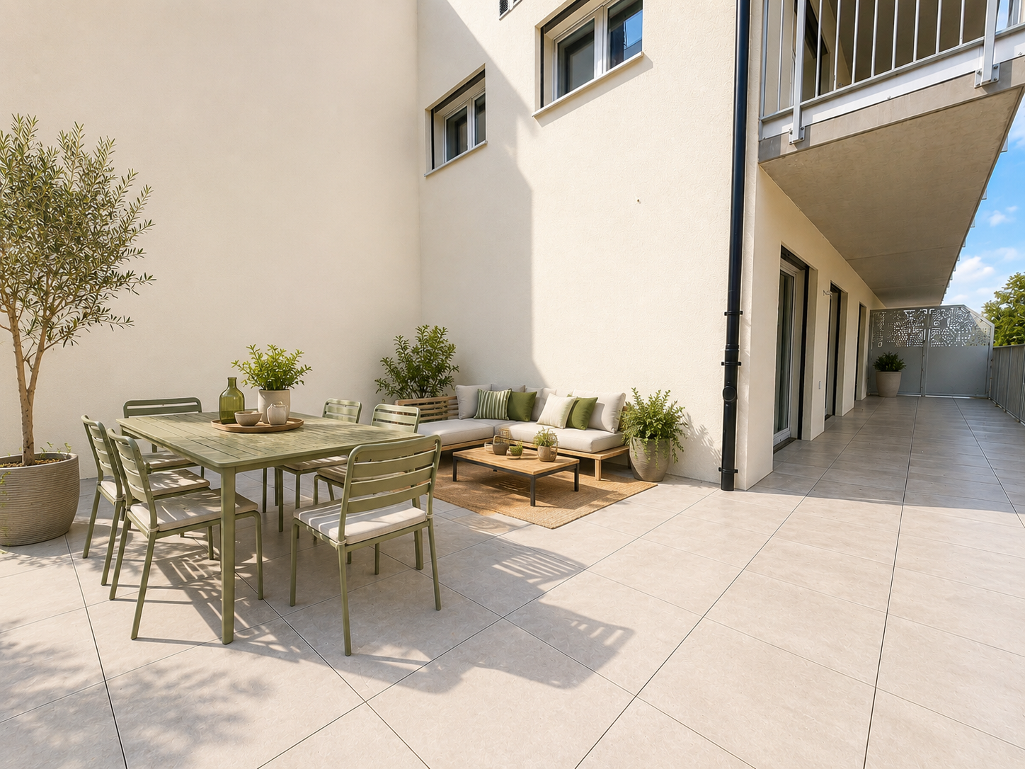 Neuf avec exceptionnelle terrasse de 54 m²